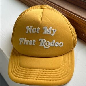 Vintage MAD Engine Yellow Mesh Trucker Hat